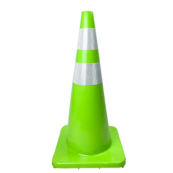 High Intensity Grade Tape Cone PVC Flexible Traffic Barricade - Image 7