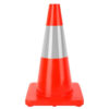18" PVC Road Cone Flexible Barricade Traffic Safety Cones - Image 2