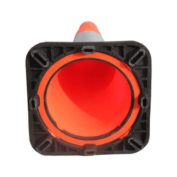 PVC Black Base Road Cone Flexible Barricade Traffic Cone - Image 5