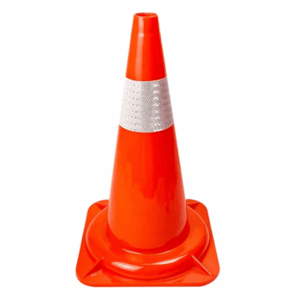 PVC Cold Resistant Road Cone Reflective Warning Traffic Safety Cones - Image 3