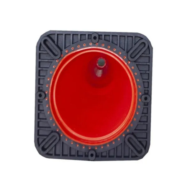 Customized Heat Resistant Cone 18" PVC Road Black Base Traffic Cone - Image 2