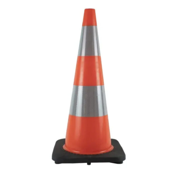 45cm 70cm 90cm Flexible Traffic Safety Cone Road Black Base Cone - Image 6