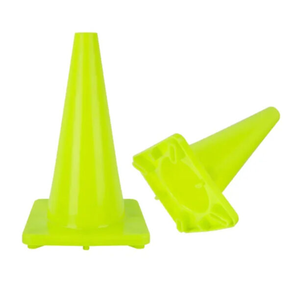 28" PVC Reflective Safety Traffic Cone Flexible Durable Barricade - Image 4