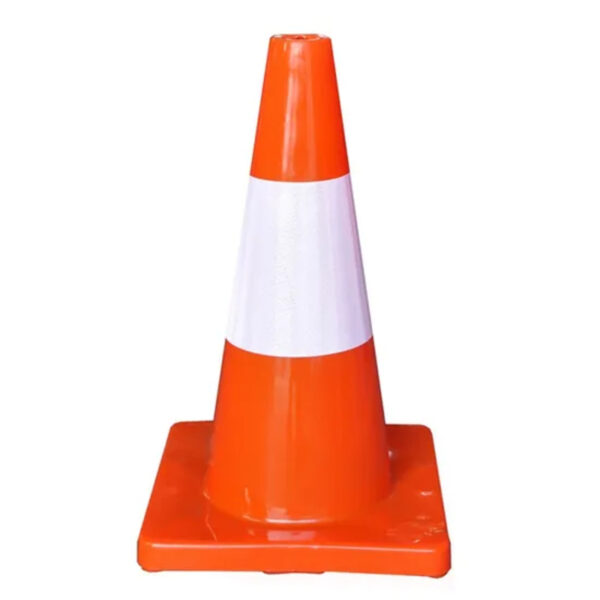 28" PVC Road Construction Cone Flexible Barricade Traffic Safety Cones - Image 3