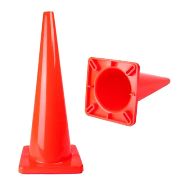 28" PVC Road Construction Cone Flexible Barricade Traffic Safety Cones - Image 4