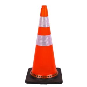 Black Base Safety Cone