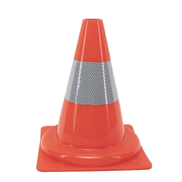 12" PVC Road Reflective Cone Flexible Traffic Safety Cones - Image 4
