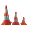 12" PVC Road Reflective Cone Flexible Traffic Safety Cones - Image 6