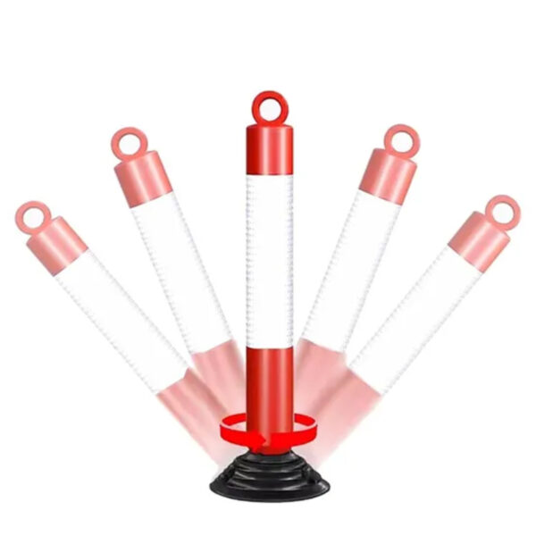 Traffic Control Delineators Durable PE Tumbler Rubber Base Delineator - Image 4
