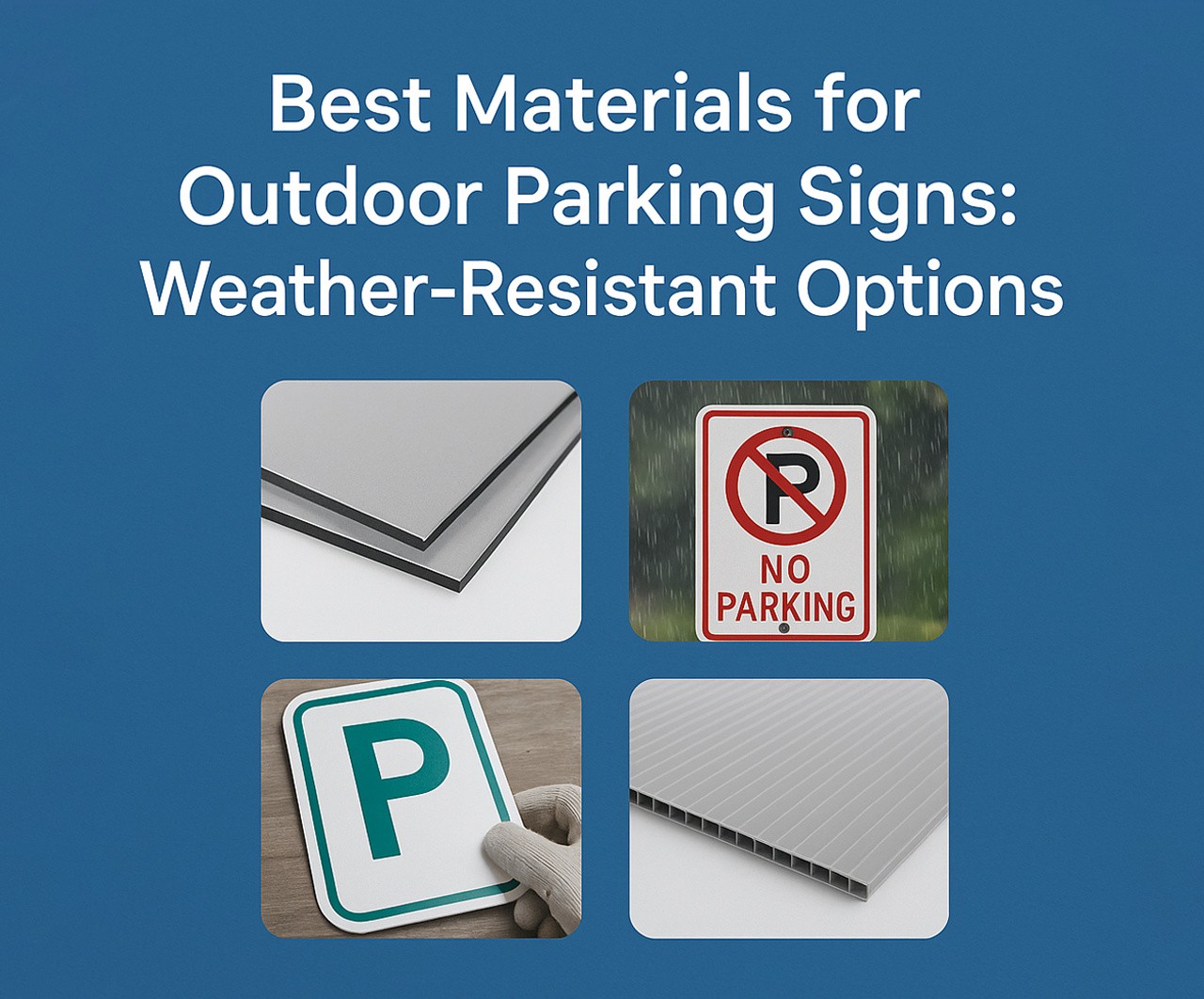 Outdoor Parking Signs
