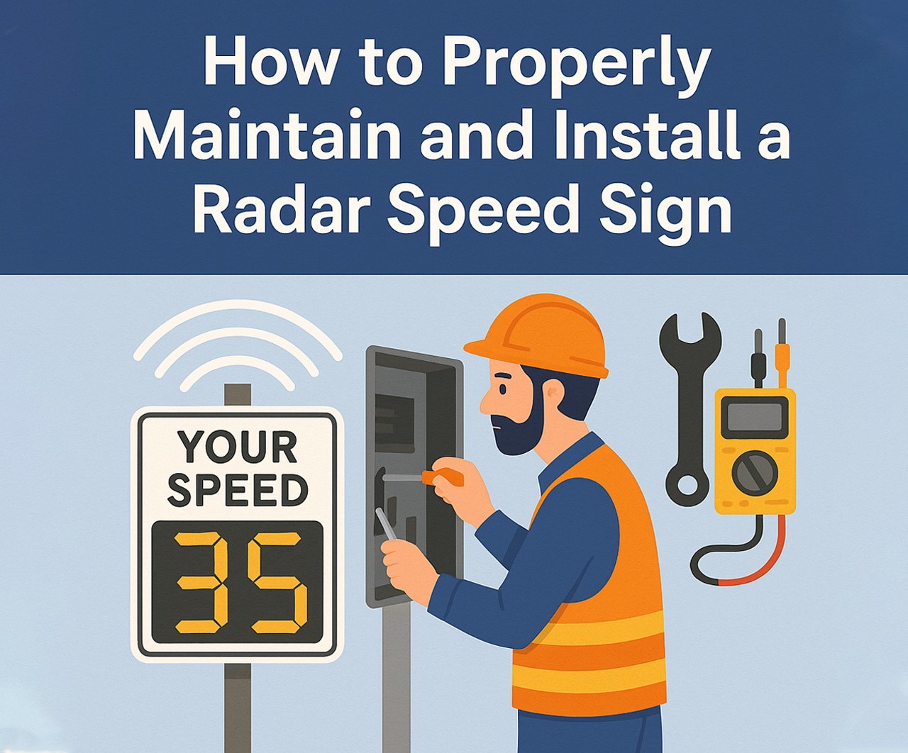 Install a Radar Speed Sign