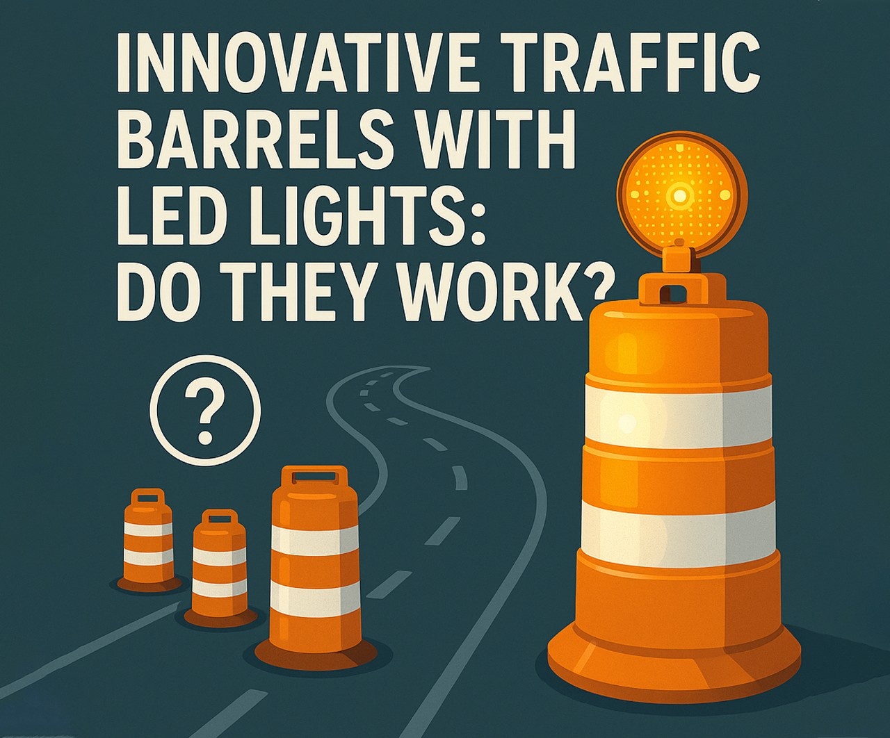 Barrels with LED Lights