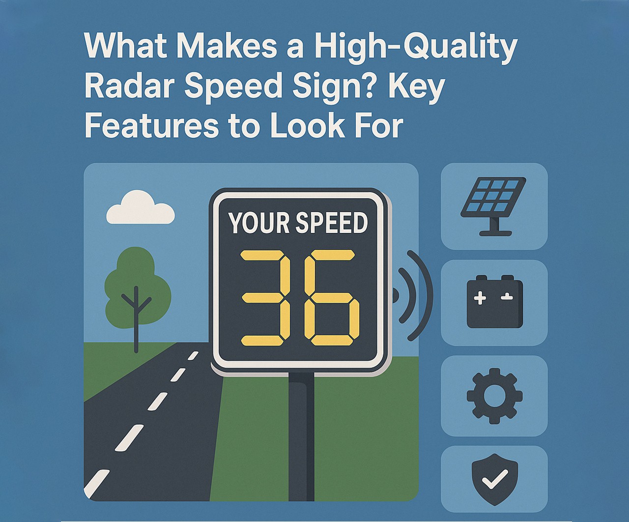 Radar Speed Sign