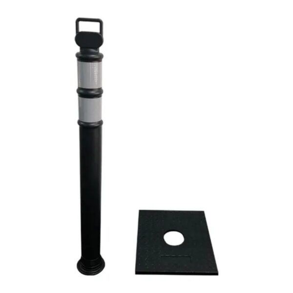 PE Traffic Delineator with Rubber Base Isolation for Lane Marking - Image 5