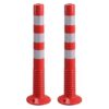 Pipe Bollards PU Spring Warning Flexible Delineator Post - Image 2