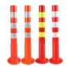 Pipe Bollards PU Spring Warning Flexible Delineator Post - Image 4