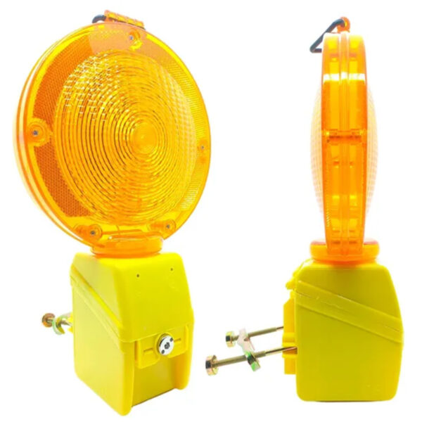 Traffic Barrel Lights Durable Solar Battery Powered Lights - Image 7