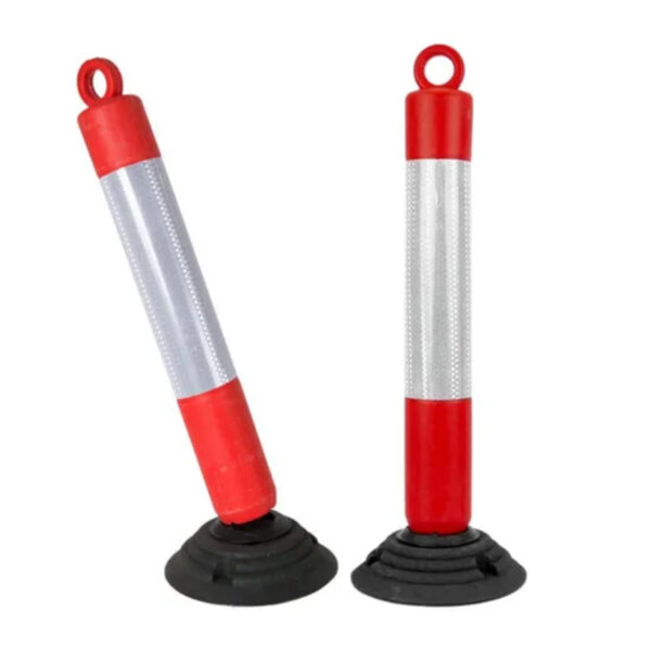 80cm Flexible Delineator PE Tumbler Rubber Base Road Delineators. - Image 4
