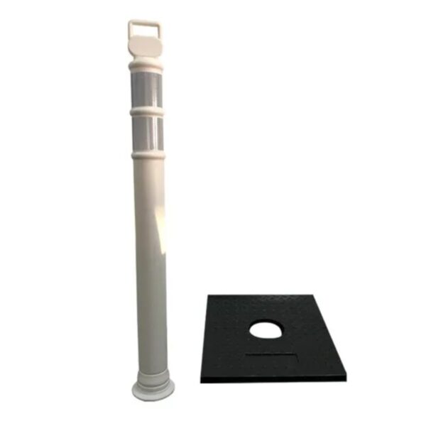 Reflective Anti Collision Delineator Rubber Base Isolation for Lane Marking - Image 2