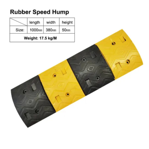 100cm Custom Road Humps Rubber Rumble Strips Speed Breakers - Image 2