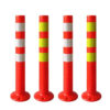Durable PU Delineator Spring Warning Post Fixed Traffic Bollards - Image 5