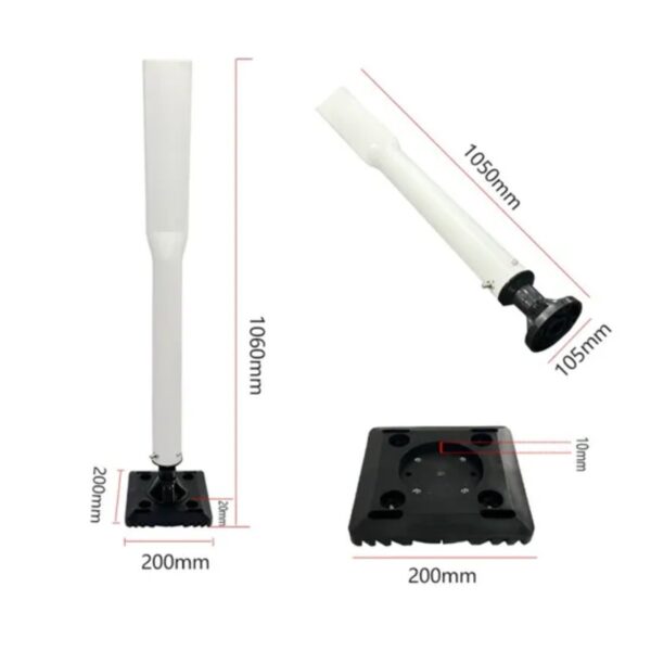 Flexible Sign Post for Traffic Safety Plastic Road Barrier Marker - Image 2