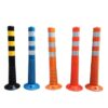 Flexible Warning Delineator Post PU Spring Fixed Traffic Bollards - Image 3