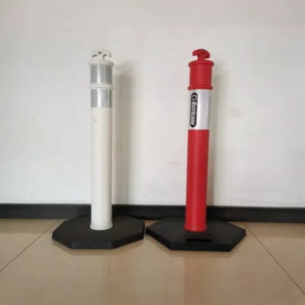 PE Warning Delineator Post Fixed Traffic Cone Bollards Road Delineators - Image 5