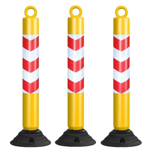 Pedestrian Delineators PE Tumbler Rubber Base Safety Road Delineators - Image 5
