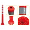 PU Spring Warning Flexible Delineator Pipe Bollards for Sale - Image 5