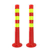 PU Spring Delineator Warning Flexible Post Fixed Traffic Bollards - Image 2