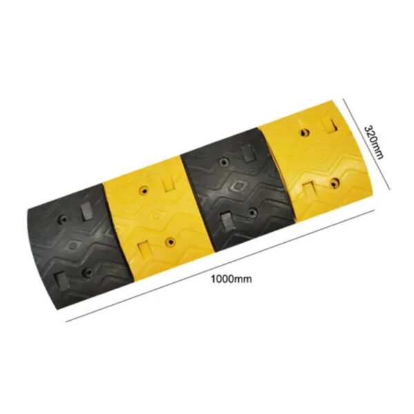 100cm Road Hump Rubber Rumble Strips Speed Breakers - Image 4