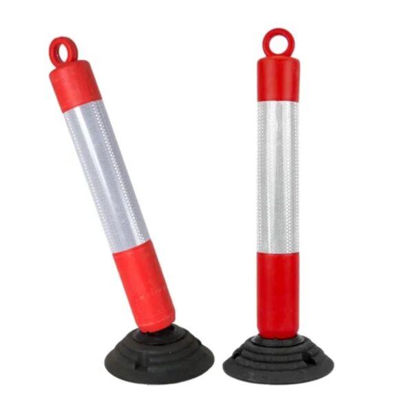 Traffic Delineators Channelizers Rubber Base Spring Warning Delineator - Image 6