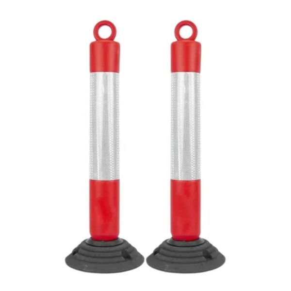 Traffic Delineators Channelizers Rubber Base Spring Warning Delineator - Image 7