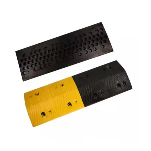 100cm Road UV Resistance Hump Traffic Rubber Speed Breakers - Image 5