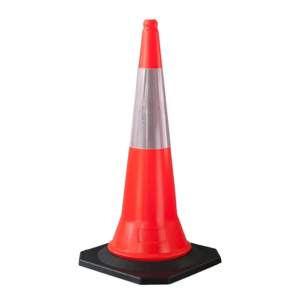 Top Selling 100cm PE Cone Road Traffic Cone with Black Base - Image 2