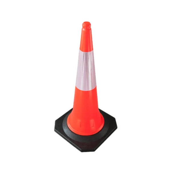 Top Selling 100cm PE Cone Road Traffic Cone with Black Base - Image 3