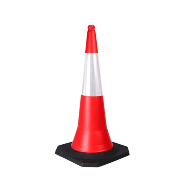 100mm PVC Cone Road Construction Safety Cone for Traffic - Image 2