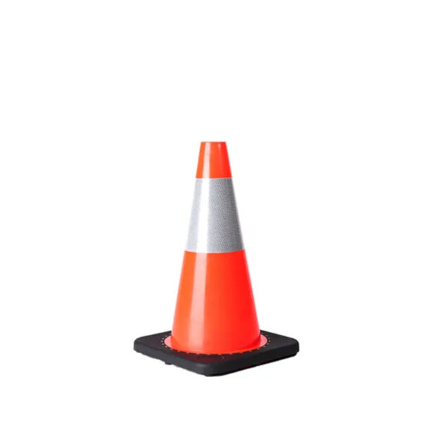 Best Quality 45cm Cone PVC Road Flexible Traffic Cone - Image 2