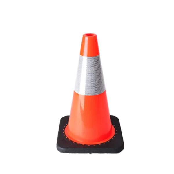 Best Quality 45cm Cone PVC Road Flexible Traffic Cone - Image 4