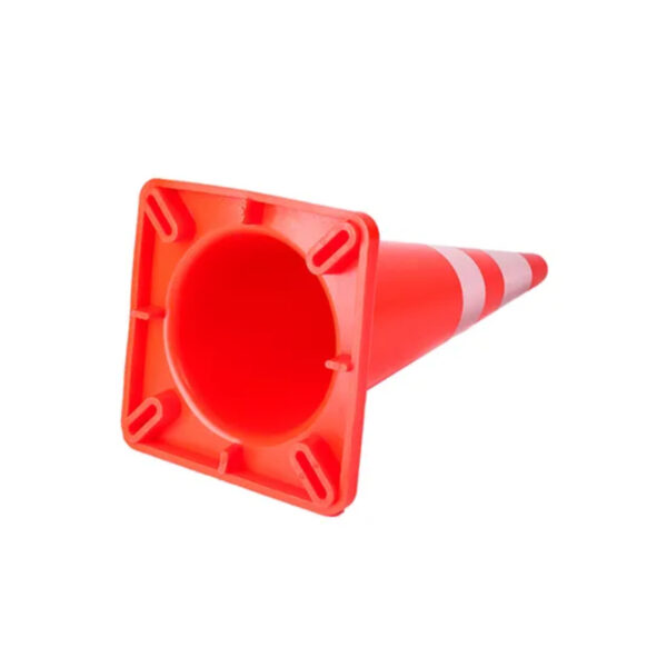 Flexible 36 Inch Cone Traffic Road Safety PVC Traffic Cone - Image 3