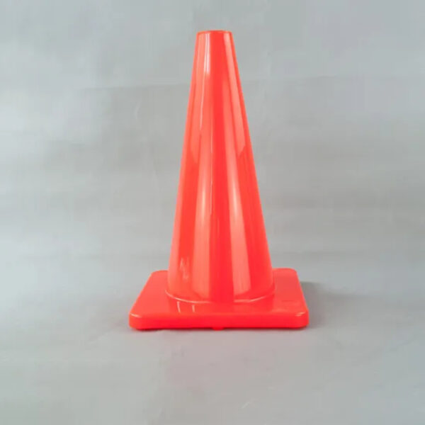 Flexible 45cm PVC Cone Road Construction Safety Cone - Image 4