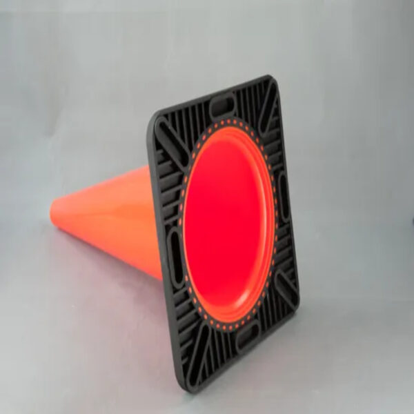 Best Quality Orange Color Cone Flexible PVC Traffic Cone - Image 4