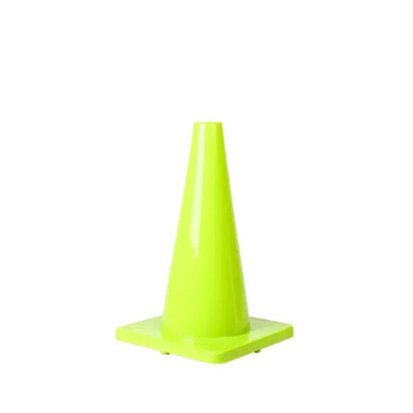 Best Selling Small Lime Green Cone PVC Traffic Safety Cone - Image 2