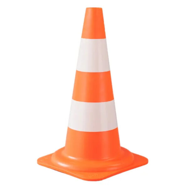 Wholesale Orange Cone 50cm PVC Reflective Safety Cone - Image 2