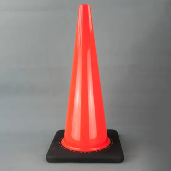 High Quality Red Road Safety Reflective PVC Traffic Cone - Image 5