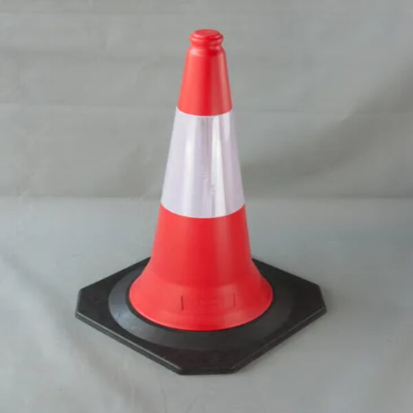 Hot Selling 1000mm Black Base Cone PVC Road Cones - Image 4