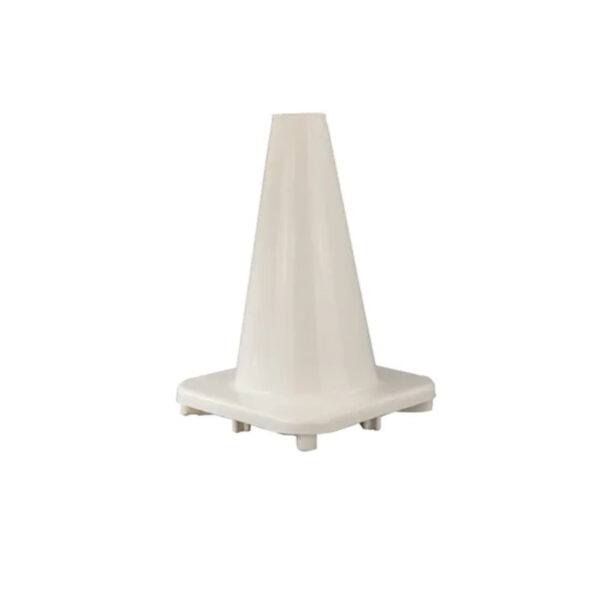 12 Inch White Cone PVC Traffic Safety Football Training Cone - Image 3