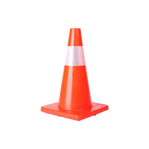 18 Inch Cone Flexible PVC Road Sign Traffic Safety Cones - Image 2