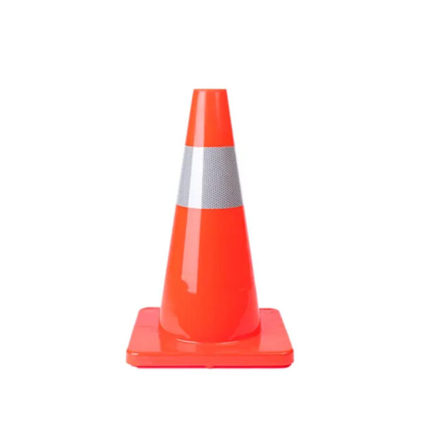 Customized 450mm Cone Reflective PVC Traffic Road Cone - Image 2